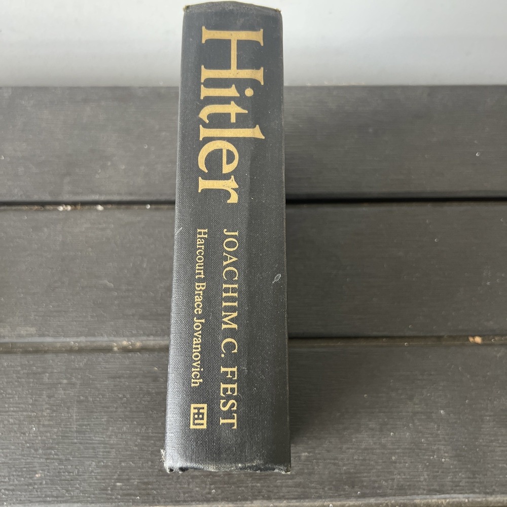 HITLER by Joachim C. Fest 1974 WW2/WWII Military History Hardcover